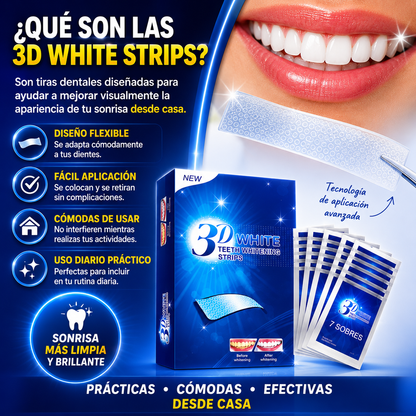 Tiras Blanqueadoras – Sonrisa Más Brillante en Minutos