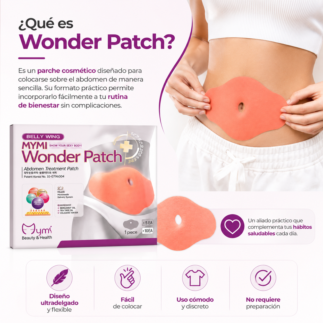 Wonder Patch™ | Parches reductores para Abdomen x5