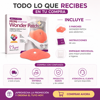 Wonder Patch™ | Parches reductores para Abdomen x5