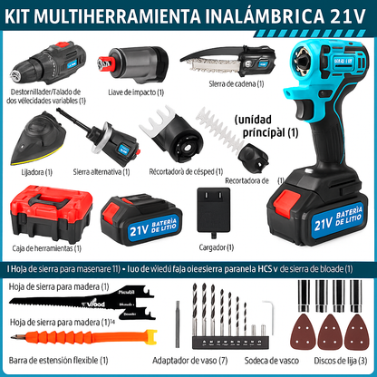 ToolMaster 21X - Una sola pieza con +10  herramientas Profesional para todo tu taller