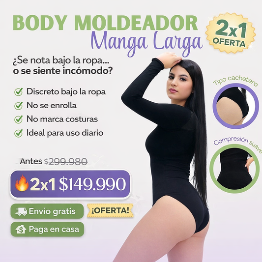 Body Control de Abdomen Manga Larga