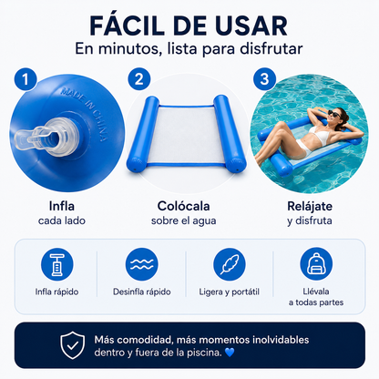 POOLY™ 🌊 Convierte Cualquier Piscina en Tu Lugar Favorito para Relajarte