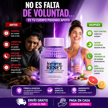 Lemme™ Glp 1 Daily - Menos antojos. Más control.