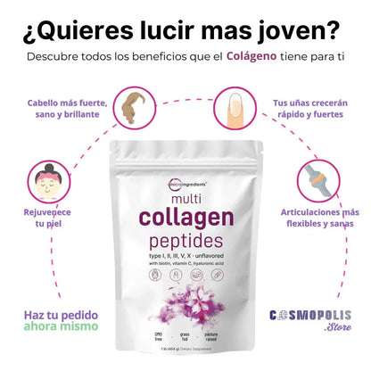 Multi Collagen Peptides – El hábito diario que acompaña tu bienestar 🔥OFERTA 2X1🔥