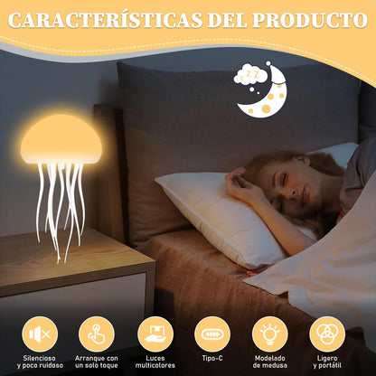 Calmaya™ Lampara de Medusa con movimiento