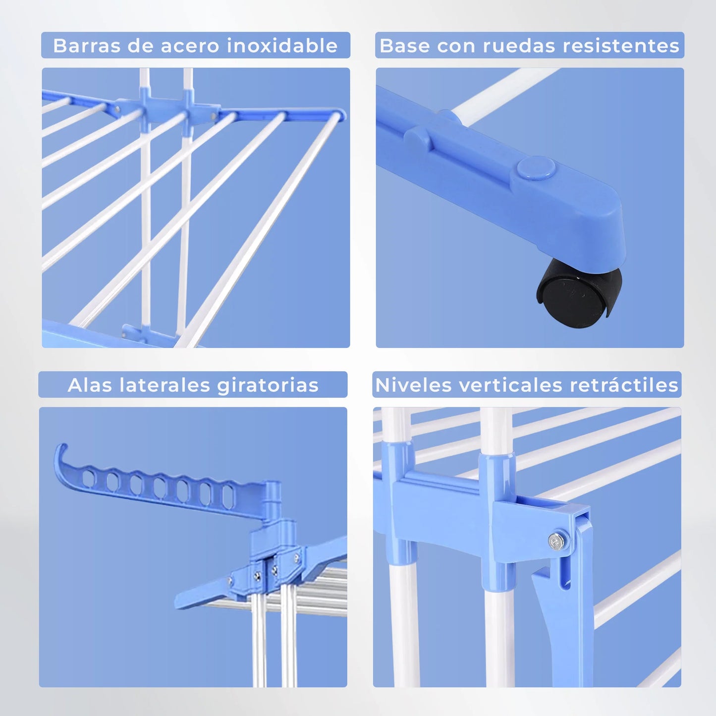 TendeX™ Seca más ropa, en menos espacio.