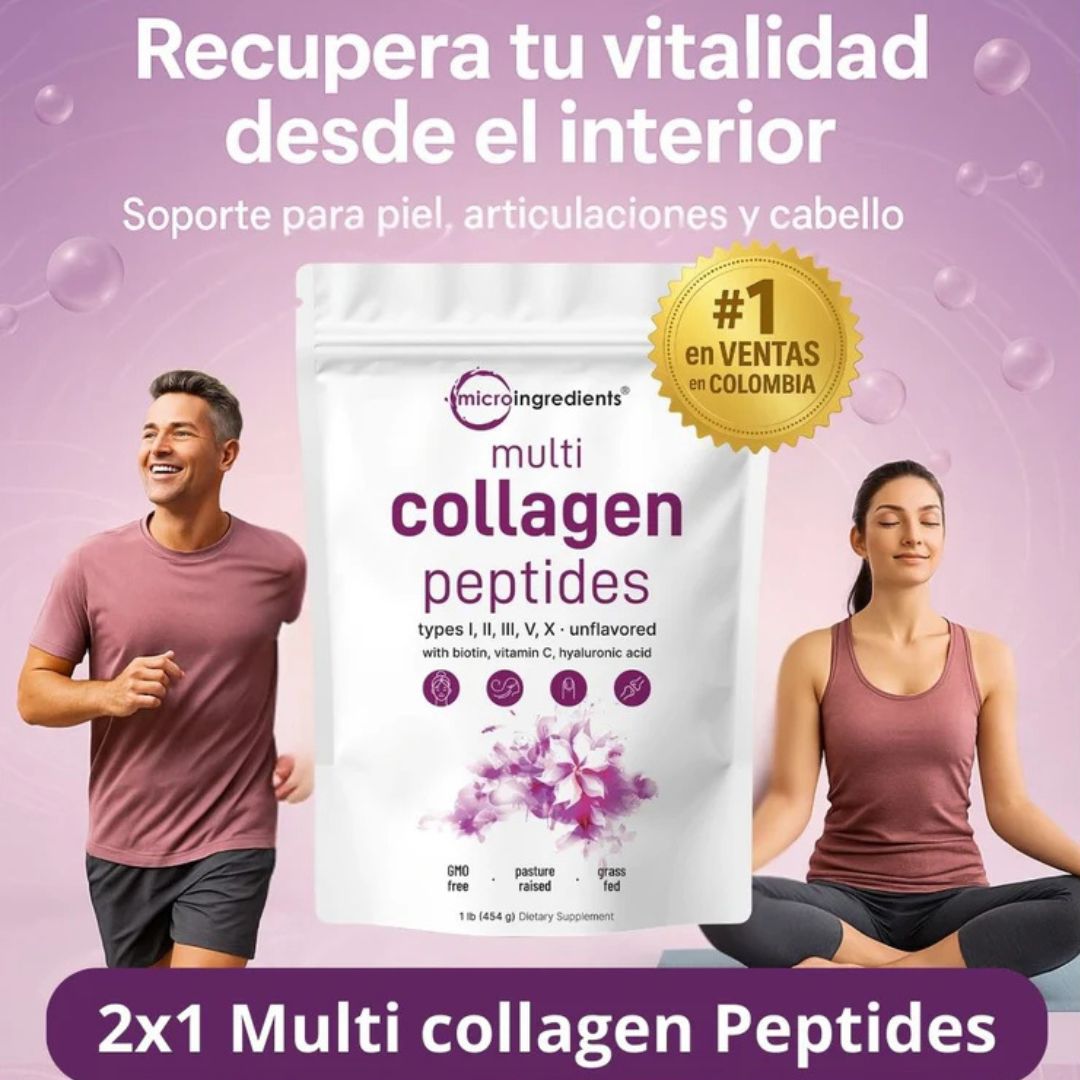 Multi Collagen Peptides – El hábito diario que acompaña tu bienestar 🔥OFERTA 2X1🔥