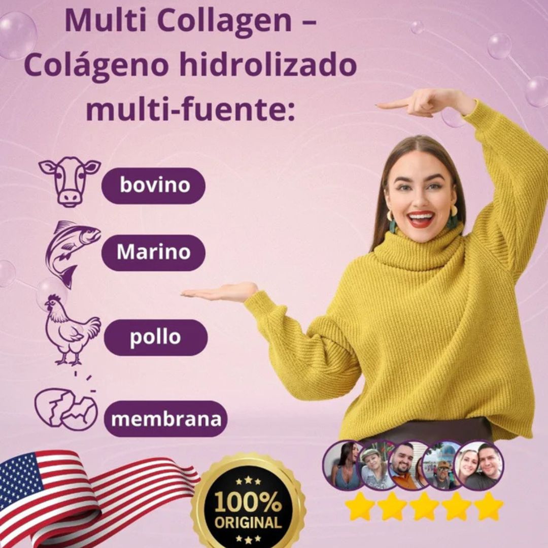 Multi Collagen Peptides – El hábito diario que acompaña tu bienestar 🔥OFERTA 2X1🔥