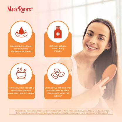 Uro Probióticos Vaginales x 60 capsulas + Mary Ruth's Multivitamínico Líquido x 887 ml | Original importado