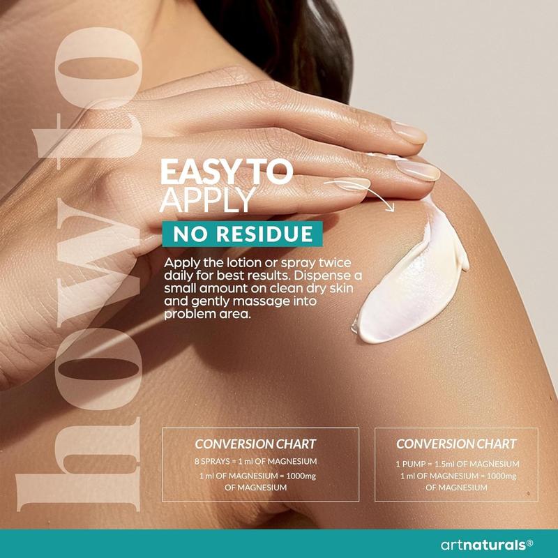 Aceite y spray de magnesio con aloe vera