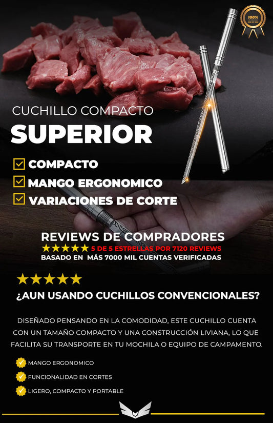 Filo de Fénix™ | Cuchillo Compacto y Portátil de Alta Precisión