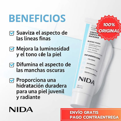 Rutina NIDA 3 en 1 | Hidratación profunda y luminosidad visible