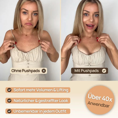 Pushpads™ Sujetadores Invisibles push-up adhesivas de doble cara