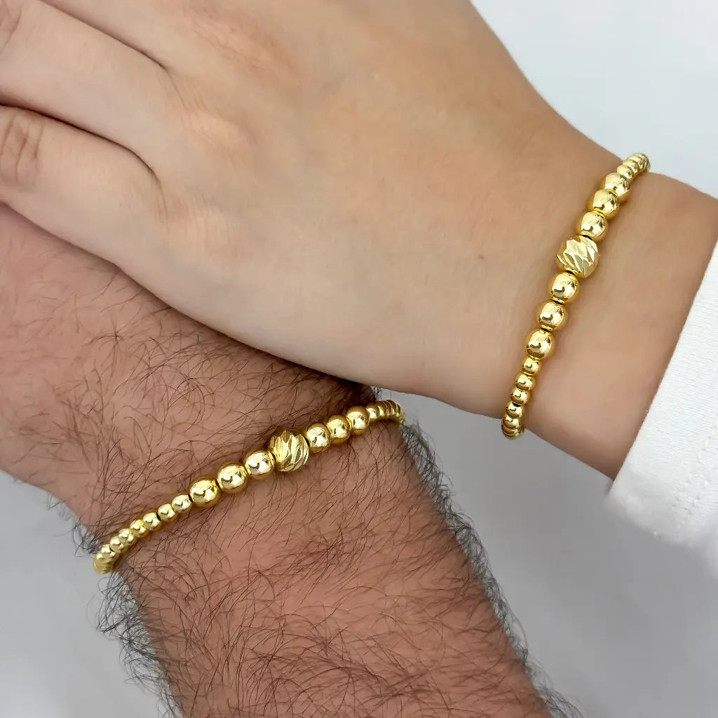 NÜRO™ Pulsera Laminada x2 Unidades | Hecha para brillar con elegancia.