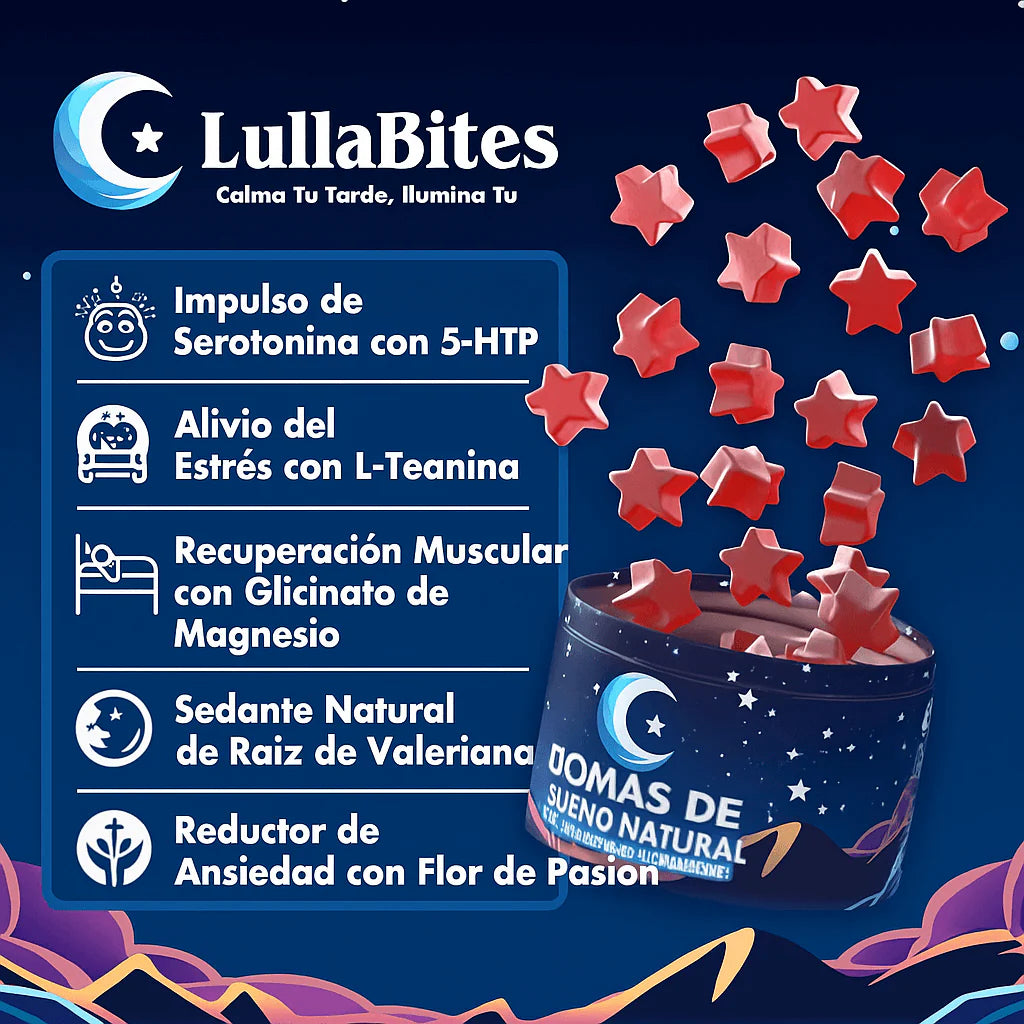 LullaBites™ Convierte tus noches en descanso real ✨