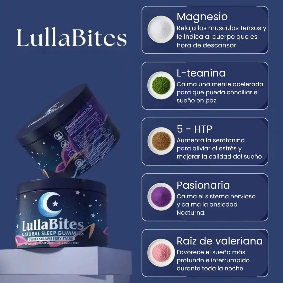 LullaBites™ Convierte tus noches en descanso real ✨
