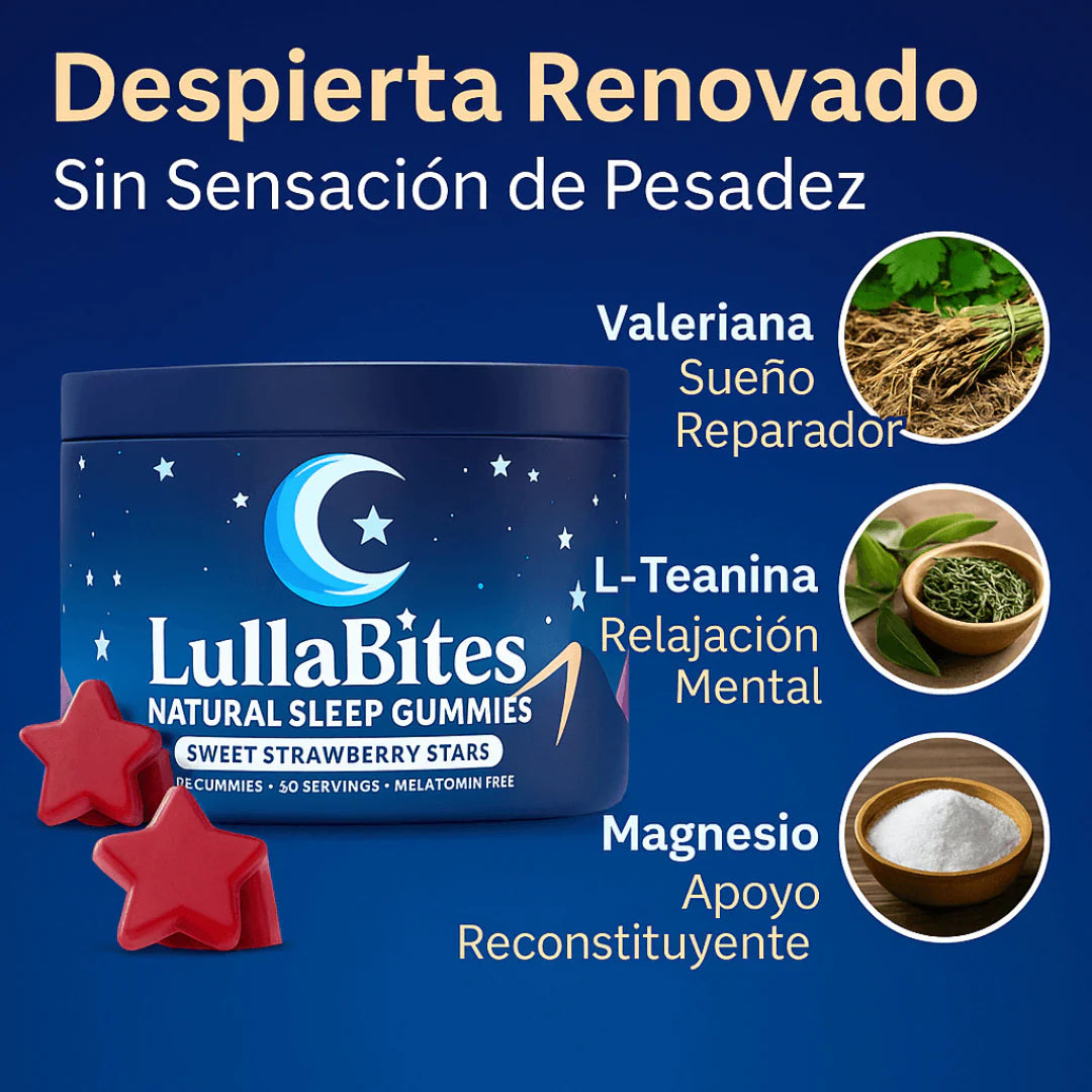 LullaBites™ Convierte tus noches en descanso real ✨