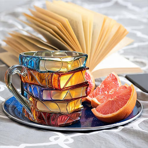Taza Libro™ – Arte en vidrio para tus momentos favoritos